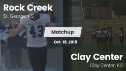 Matchup: Rock Creek vs. Clay Center  2019