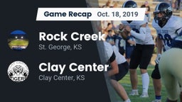 Recap: Rock Creek  vs. Clay Center  2019