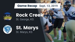 Recap: Rock Creek  vs. St. Marys  2019