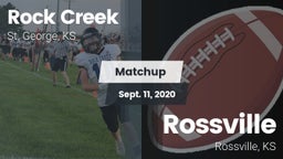 Matchup: Rock Creek vs. Rossville  2020