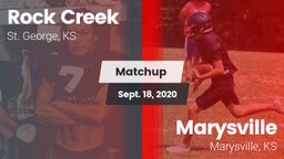 Matchup: Rock Creek vs. Marysville  2020