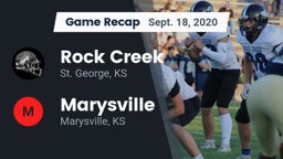 Recap: Rock Creek  vs. Marysville  2020