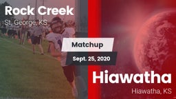 Matchup: Rock Creek vs. Hiawatha  2020