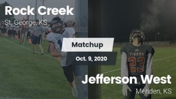 Matchup: Rock Creek vs. Jefferson West  2020