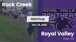 Matchup: Rock Creek vs. Royal Valley  2020