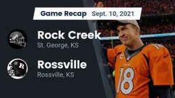 Recap: Rock Creek  vs. Rossville  2021