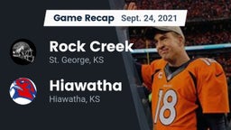 Recap: Rock Creek  vs. Hiawatha  2021