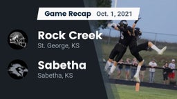Recap: Rock Creek  vs. Sabetha  2021