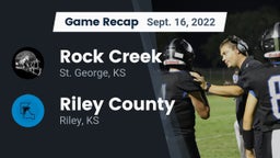 Recap: Rock Creek  vs. Riley County  2022