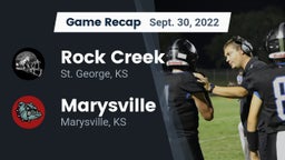 Recap: Rock Creek  vs. Marysville  2022