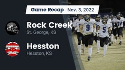 Recap: Rock Creek  vs. Hesston  2022