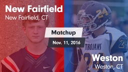Matchup: New Fairfield High vs. Weston  2016