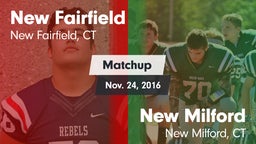 Matchup: New Fairfield High vs. New Milford  2016