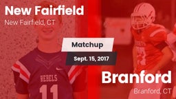 Matchup: New Fairfield High vs. Branford  2017