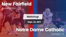 Matchup: New Fairfield High vs. Notre Dame Catholic  2017