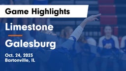 Limestone  vs Galesburg  Game Highlights - Oct. 24, 2023