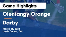 Olentangy Orange  vs Darby  Game Highlights - March 26, 2022