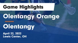 Olentangy Orange  vs Olentangy  Game Highlights - April 22, 2022