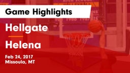 Hellgate  vs Helena  Game Highlights - Feb 24, 2017
