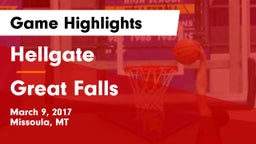 Hellgate  vs Great Falls  Game Highlights - March 9, 2017