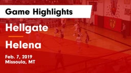 Hellgate  vs Helena  Game Highlights - Feb. 7, 2019