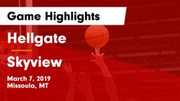 Hellgate  vs Skyview  Game Highlights - March 7, 2019