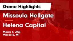 Missoula Hellgate  vs Helena Capital  Game Highlights - March 3, 2023