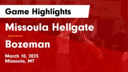 Missoula Hellgate  vs Bozeman Game Highlights - March 10, 2023