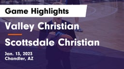 Valley Christian  vs Scottsdale Christian Game Highlights - Jan. 13, 2023