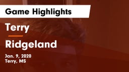Terry  vs Ridgeland Game Highlights - Jan. 9, 2020