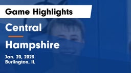 Central  vs Hampshire  Game Highlights - Jan. 20, 2023