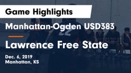Manhattan-Ogden USD383 vs Lawrence Free State  Game Highlights - Dec. 6, 2019