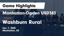 Manhattan-Ogden USD383 vs Washburn Rural  Game Highlights - Jan. 7, 2020