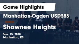 Manhattan-Ogden USD383 vs Shawnee Heights  Game Highlights - Jan. 25, 2020