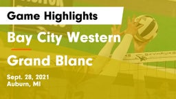 Bay City Western  vs Grand Blanc  Game Highlights - Sept. 28, 2021