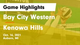 Bay City Western  vs Kenowa Hills  Game Highlights - Oct. 16, 2021