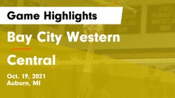 Bay City Western  vs Central  Game Highlights - Oct. 19, 2021