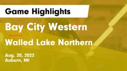 Bay City Western  vs Walled Lake Northern  Game Highlights - Aug. 20, 2022