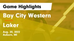 Bay City Western  vs Laker  Game Highlights - Aug. 20, 2022