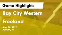 Bay City Western  vs Freeland  Game Highlights - Aug. 20, 2022