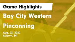 Bay City Western  vs Pinconning Game Highlights - Aug. 23, 2022