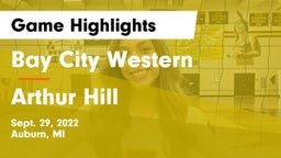 Bay City Western  vs Arthur Hill Game Highlights - Sept. 29, 2022