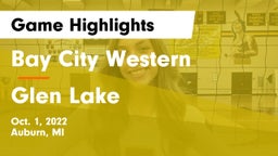 Bay City Western  vs Glen Lake   Game Highlights - Oct. 1, 2022