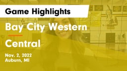 Bay City Western  vs Central  Game Highlights - Nov. 2, 2022