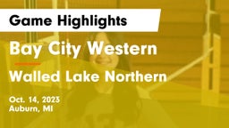 Bay City Western  vs Walled Lake Northern  Game Highlights - Oct. 14, 2023