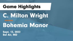 C. Milton Wright  vs Bohemia Manor  Game Highlights - Sept. 13, 2022