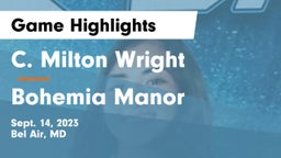 C. Milton Wright  vs Bohemia Manor  Game Highlights - Sept. 14, 2023