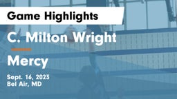 C. Milton Wright  vs Mercy  Game Highlights - Sept. 16, 2023