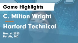 C. Milton Wright  vs Harford Technical  Game Highlights - Nov. 6, 2023