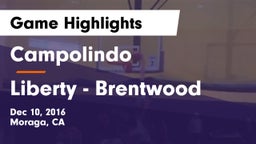 Campolindo  vs Liberty  - Brentwood Game Highlights - Dec 10, 2016